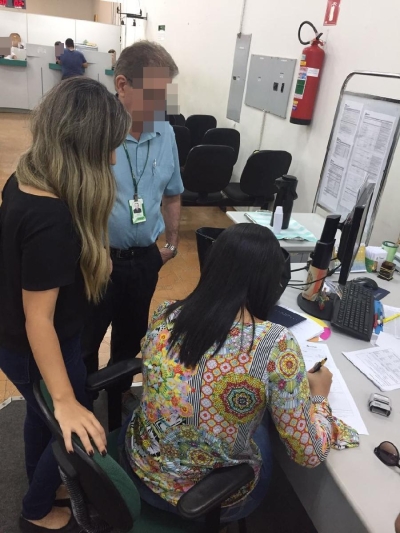 Procon de Sergipe encontra irregularidades em ponto bancário no município de Carira (Foto: Sejuc/SE)