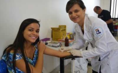 A coleta foi organizada em parceria com estudantes (Foto: SES/SE)