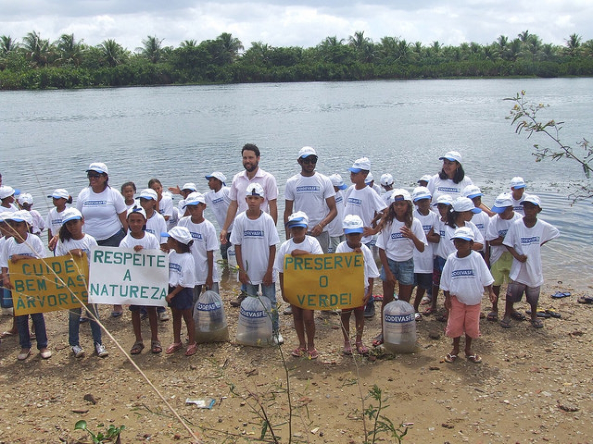 Codevasf celebra Dia Mundial da Água com ações ambientais em Sergipe (Foto: Codevasf)