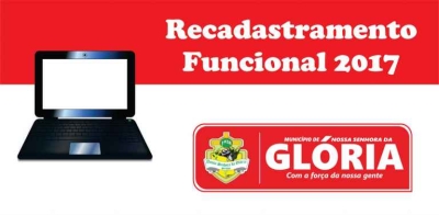 Prefeitura de Glória realiza recadastramento de todos os servidores públicos municipais (Imagem: Prefeitura de de Nossa Senhora da Glória)