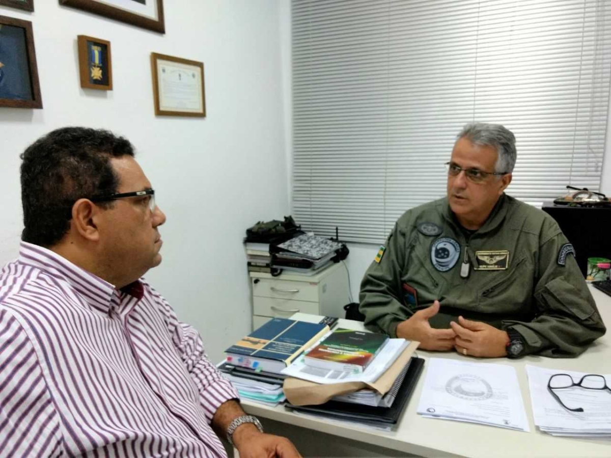 Superintendente do Samu/SE, Márcio França, e Coordenador do GTA/SE, Virgílio Dantas (Foto: SES/SE)