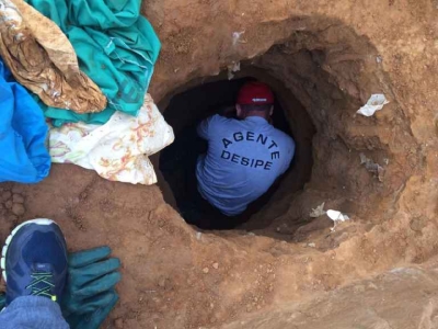 Glória: Fuga em massa é evitada após agentes e guardas prisionais encontrarem túnel (Foto: Sejuc)