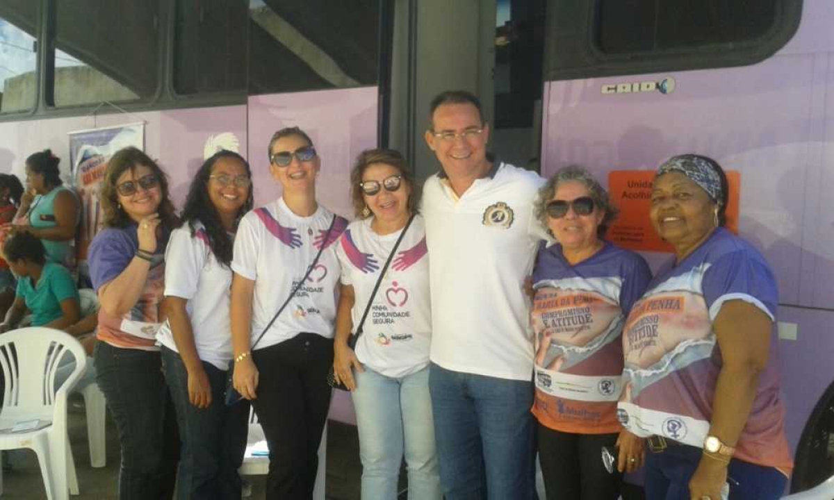 "Minha Comunidade Segura" no bairro Santa Maria (Foto: Seidh/SE)