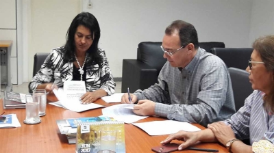 Na manhã desta terça-feira, 23, o secretário de Inclusão, José Macêdo Sobral, e a vice-prefeita Eliane Aquino assinaram um termo de compromisso para a cessão de vagas da Unidade de Acolhimento Casa de Passagem da Secretaria de Estado da Inclusão Social para acolher usuários encaminhados pela Semasc (Foto: Ascom/Seidh)