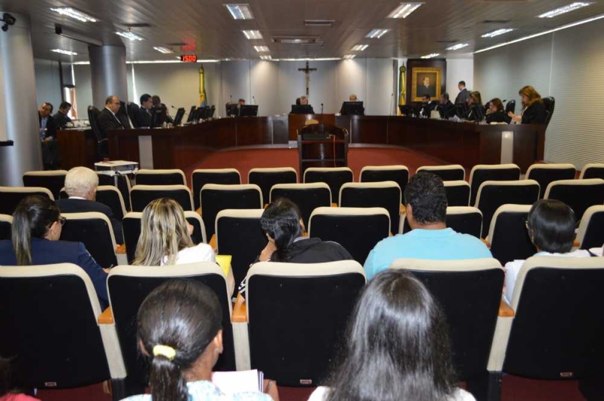 Sessão plenária do TJSE nesta manhã, 31 (Foto: Portal Infonet)