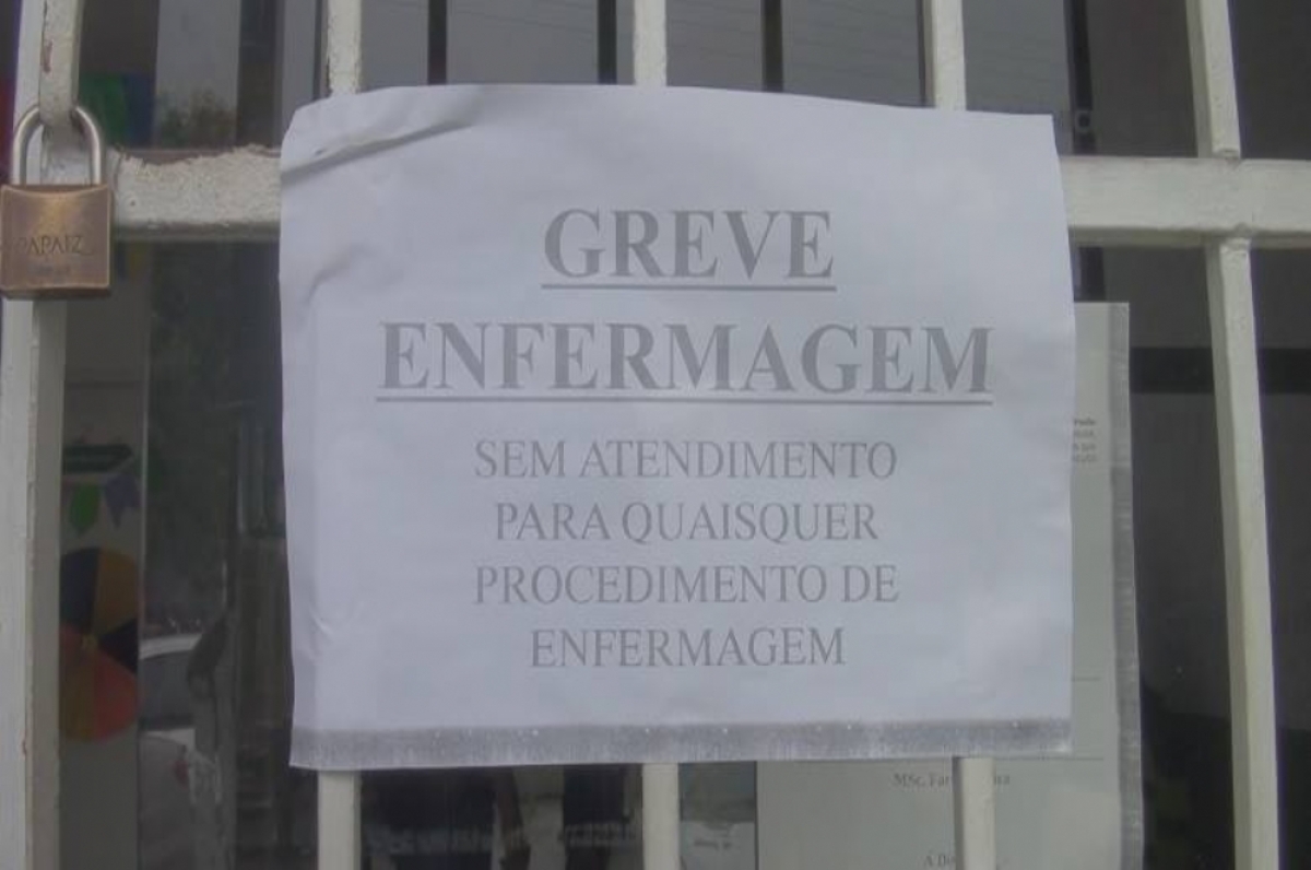 Na unidade Sinhazinha, enfermeiros não foram trabalhar (Foto: Portal Infonet)