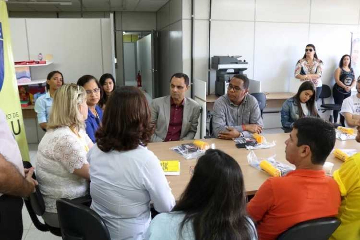 Reunião aconteceu no prédio da Maurício de Nassau, em Aracaju (Foto: SMTT/Aracaju)