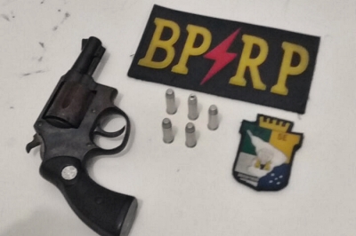 Taxista é preso acusado de portar arma de fogo em aeroporto da capital (Foto: Ascom/PM)