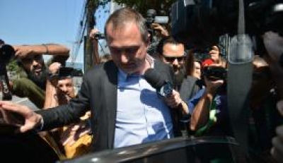 Joesley Batista deixa sede da PF em São Paulo, após prestar  depoimento (Foto: Rovena Rosa/Agência Brasil)
