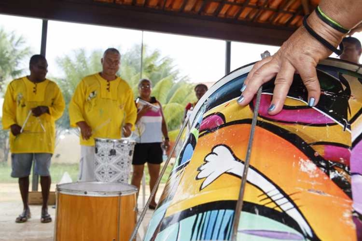 A música é uma das ferramentas utilizadas na terapia do Caps (Foto: Marco Vieira/PMA)