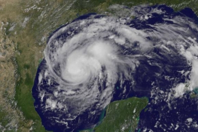Autoridades do Texas alertam população sobre passagem do Furacão Harvey (Foto: Divulgação/Nasa)

