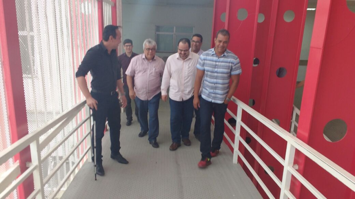Secretaria de Estado da Saúde visita o Huse e traça estratégias de ampliação das áreas interna e externa do hospital (Foto: SES/SE)