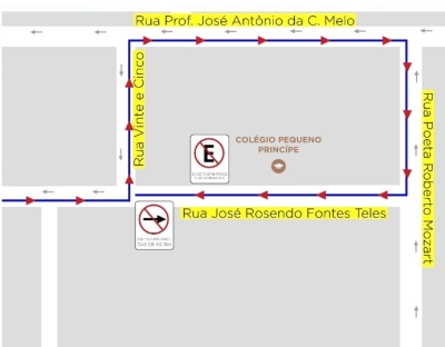 Rua do bairro Jabotiana terá sentido único a partir de terça-feira (Imagem: SMTT)