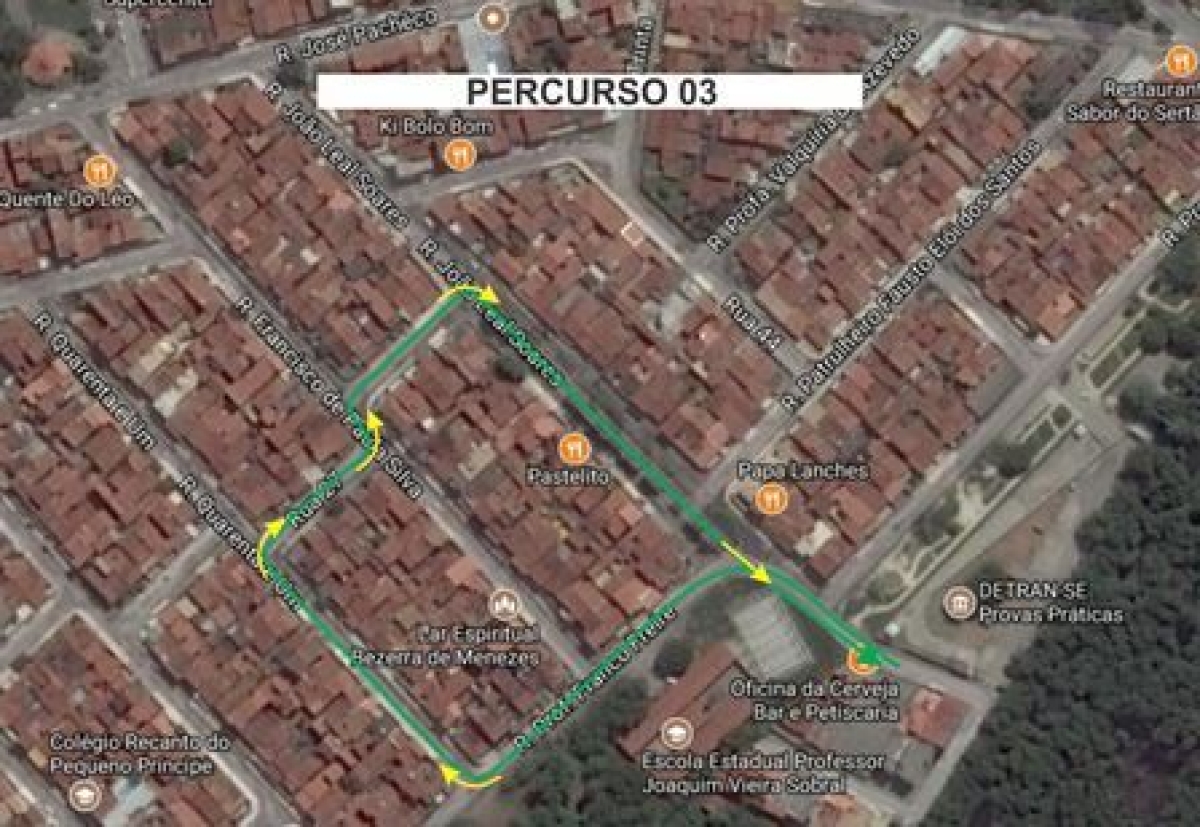 Detran/Sergipe aplica terceiro roteiro em exames práticos (Imagem: Detran/SE)