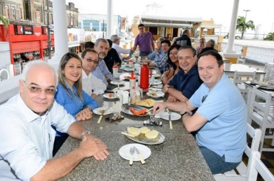 Eduardo Amorim insere Acese nas agendas de Dória e Alckmin em Sergipe (Foto: Eduardo Amorim - ASSCOM )
