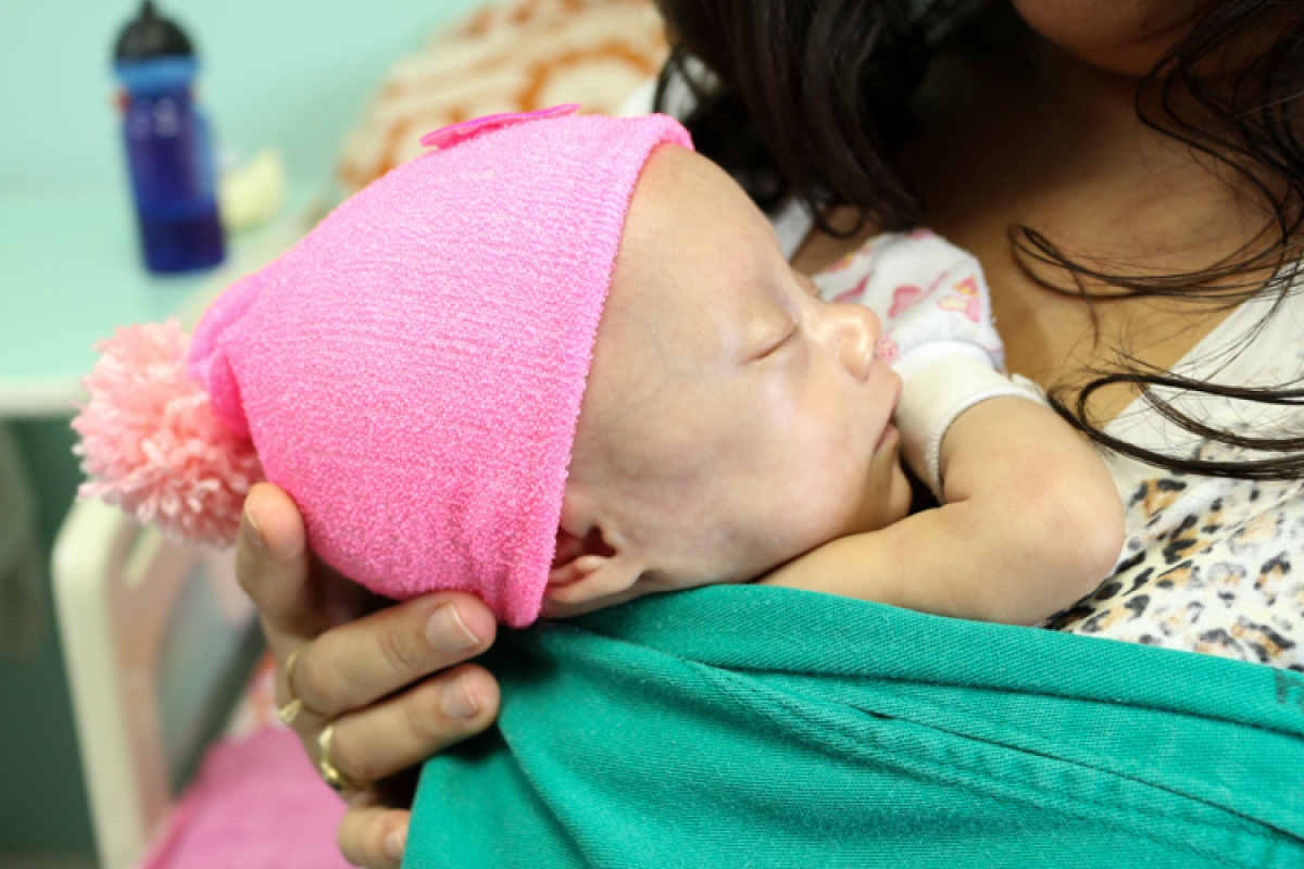Bebê nasce com 450 gramas, dribla a morte e sai da MNSL com dois quilos para a vida (Foto: SES/SE)