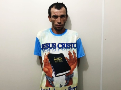 Em Campo do Brito, homem é preso pela PC por violência doméstica (Foto: SSP)