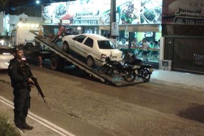 Policia realiza "Operação Bloqueio" na capital e no interior do estado (Foto: SSP)