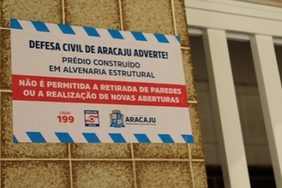 Defesa Social alerta para cuidados durante reformas em apartamentos (Foto: Semdec/Aracaju)