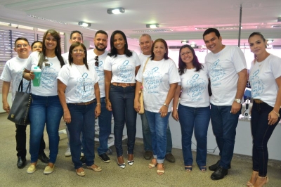 Hemose recebe campanha com funcionários solidários da Fórmula Exata (Foto: Ascom/SES)