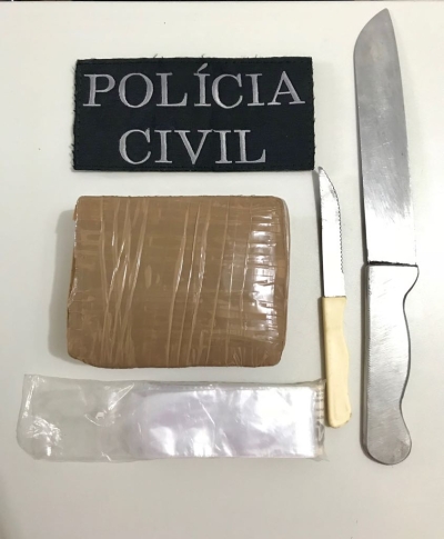 Acusado de tráfico é preso no conjunto Piauitinga em Estância (Foto: SSP)