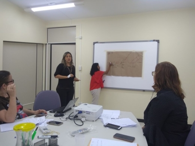 Diretoria de Atenção Integral à Saúde realiza oficinas com coordenações (Foto: Ascom/SES)