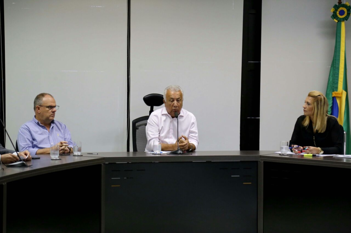 Governador defende que empresas priorizem trabalhadores sergipanos nas obras da termelétrica (Foto: Marcelle Cristinne/ASN)