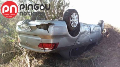Mais um capotamento é registrado no Sertão (Foto: Pingou Notícias)