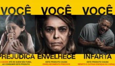 Novas imagens de advertência para embalagens de cigarros (Foto: Divulgação/Anvisa)

