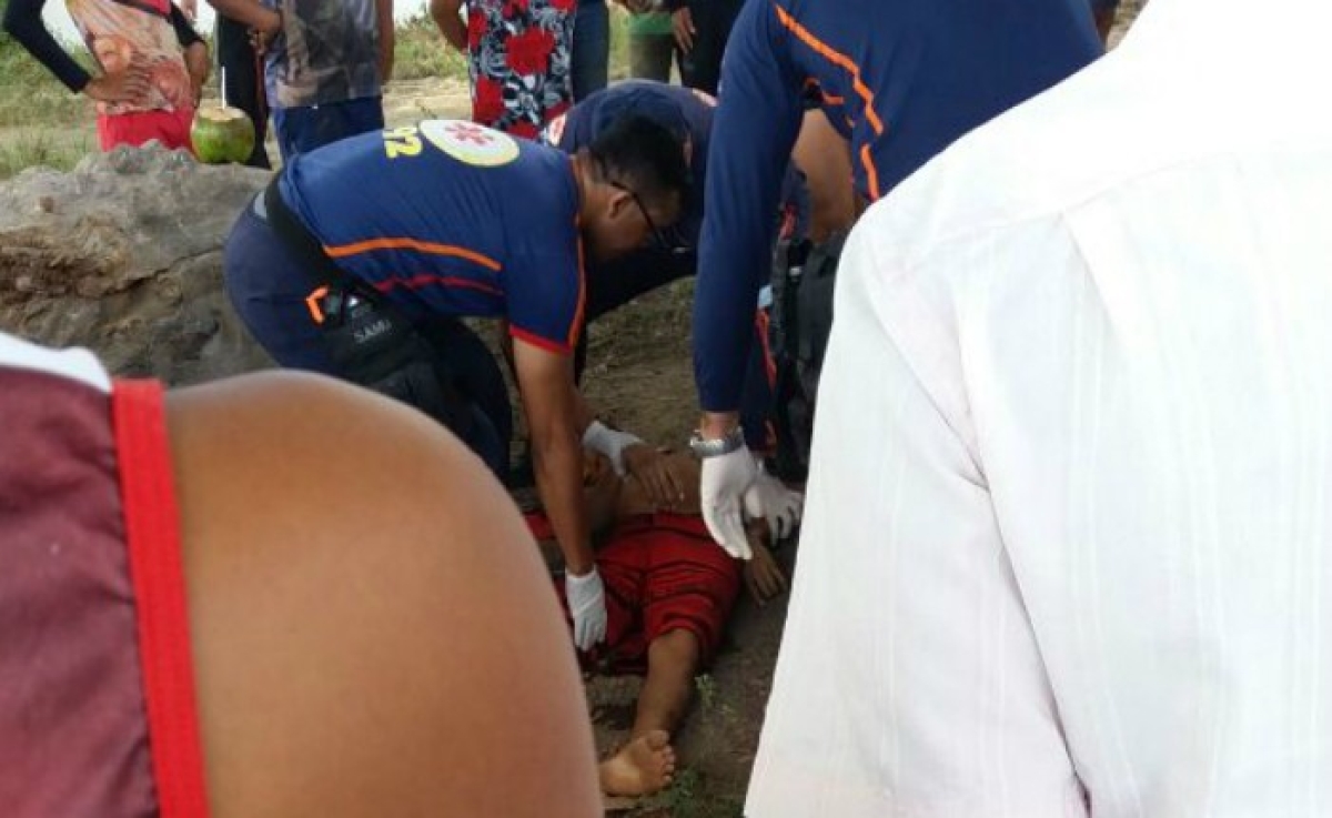Adolescente de 14 anos é vítima de tentativa de homicídio em Itabaiana. Ele foi encaminhado ao Hospital Regional (Foto: Portal Itnet)