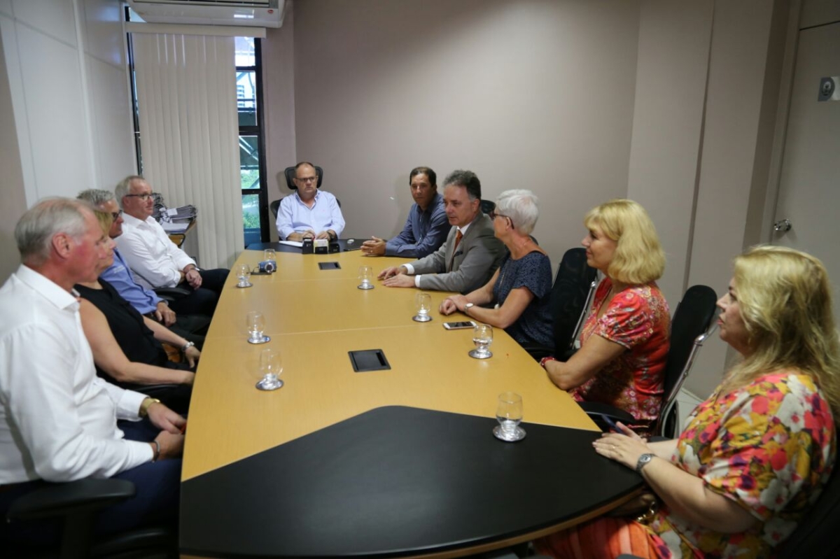 Vice-governador de Sergipe discute investimentos com empresários da Suécia (Foto: Jorge Henrique/ASN)