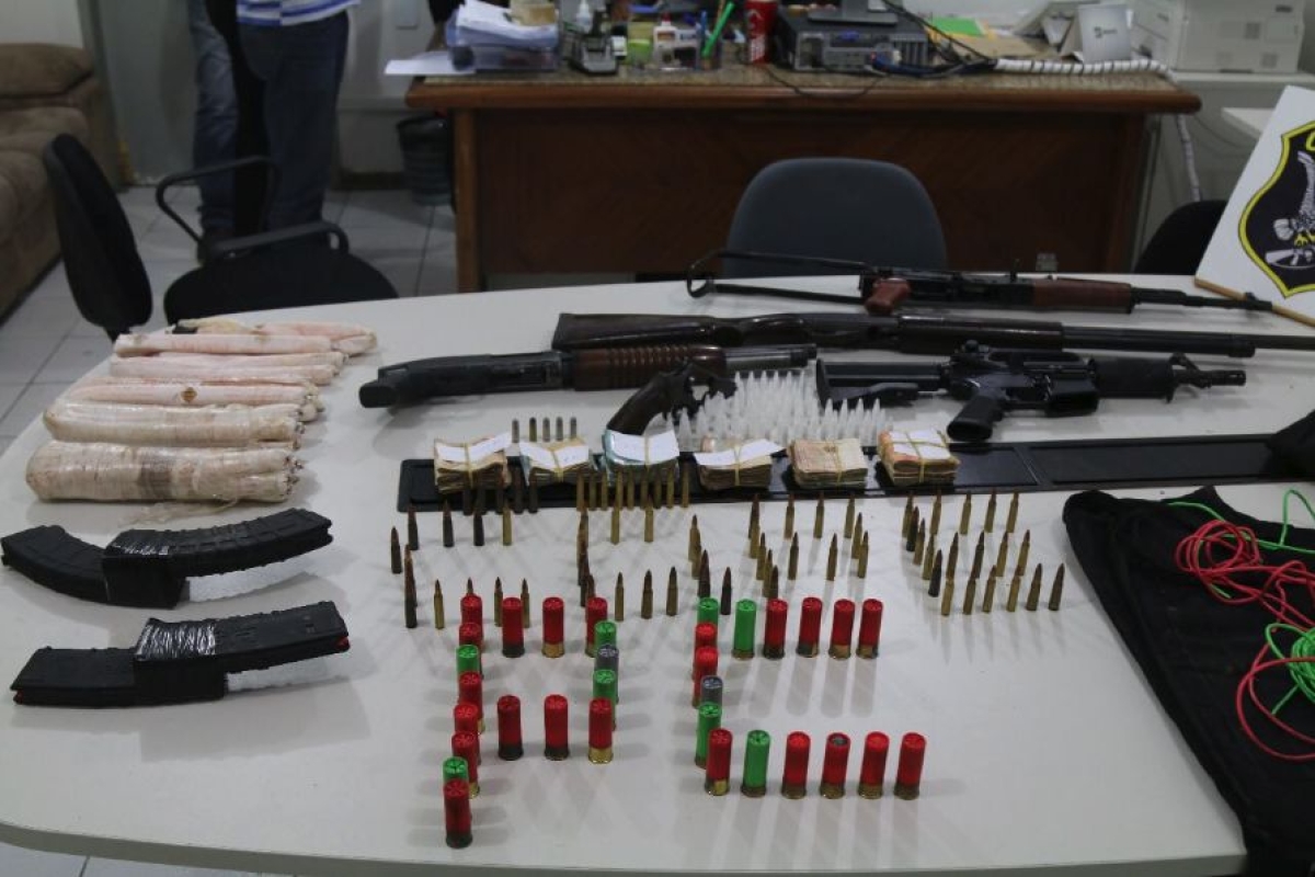 Operação resulta na prisão de associação criminosa responsável por assaltar sete agências bancárias (Foto: SSP/SE)