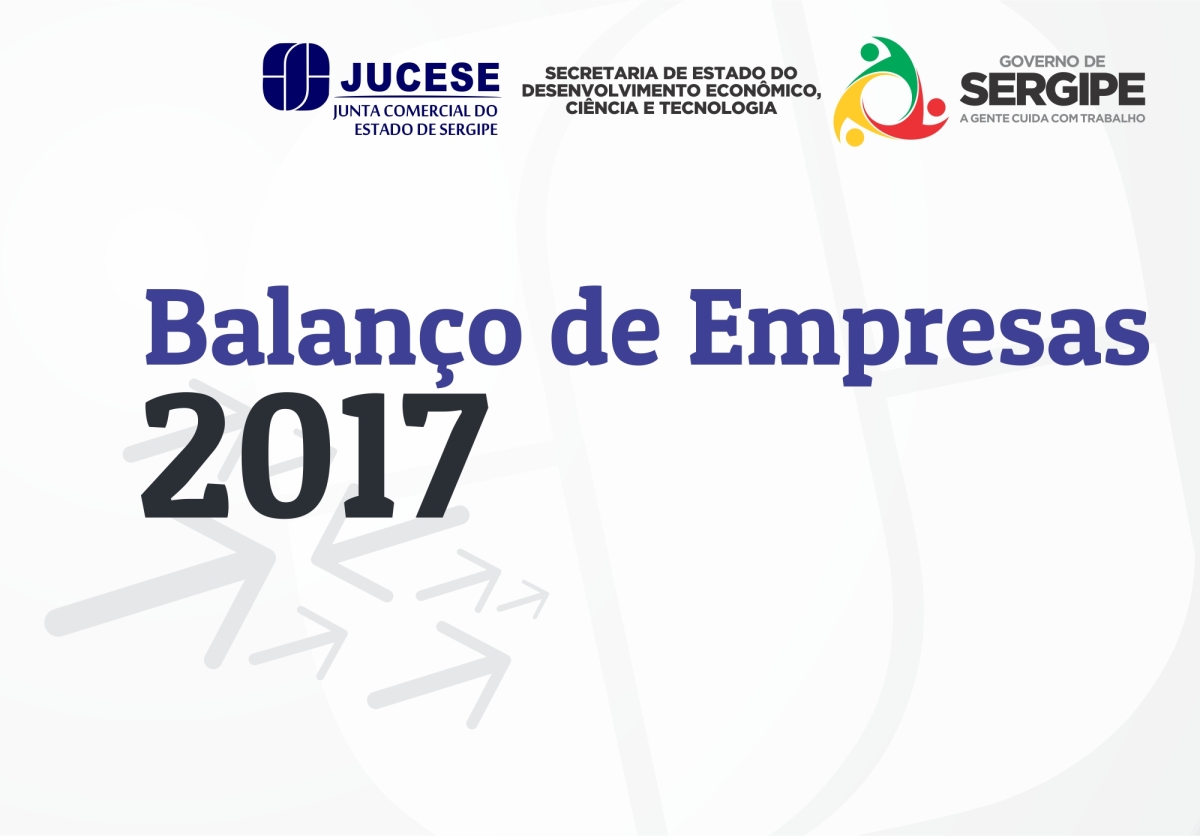 Balanço de Empresas 2017 (Imagem: Jucese)