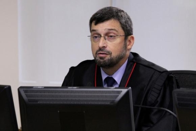 O procurador Regional da República, Maurício Gotardo Gerum, durante o julgamento do recurso da defesa do ex-presidente Luiz Inácio Lula da Silva no TRF4 (Foto: Sylvio Sirangelo/TRF4)