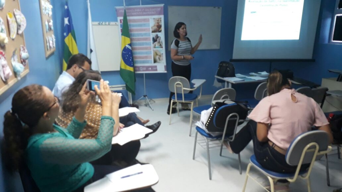 Profissionais da Maternidade Nossa Senhora de Lourdes são qualificados para reanimação neonatal (Foto: SES/SE)
