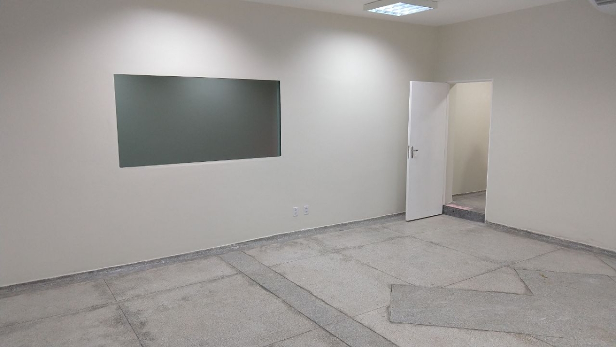 Área que abrigará tomógrafo no Hospital Regional de Itabaiana está pronta (Foto: SES/SE)