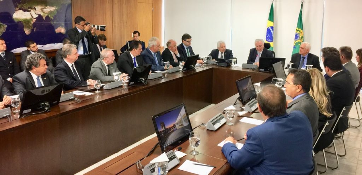 Luciano Bispo discute fortalecimento das Assembleias com Michel Temer (Foto: Marcos Corrêa/Ascom Planalto)