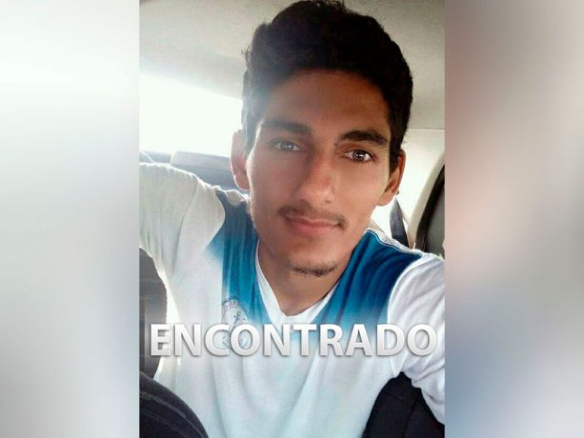 Jovem de Salgado que estava desaparecido é encontrado em Salvador (Foto: Via Lagarto Como Eu Vejo)