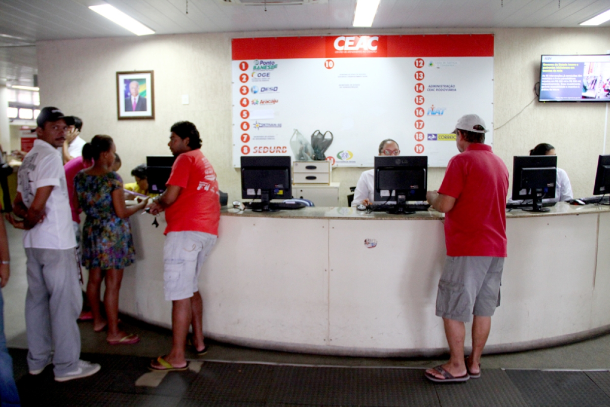 Greve dos servidores leva Seplag a remarcar agendamento nos Ceac´s (Foto: Seplag/SE)