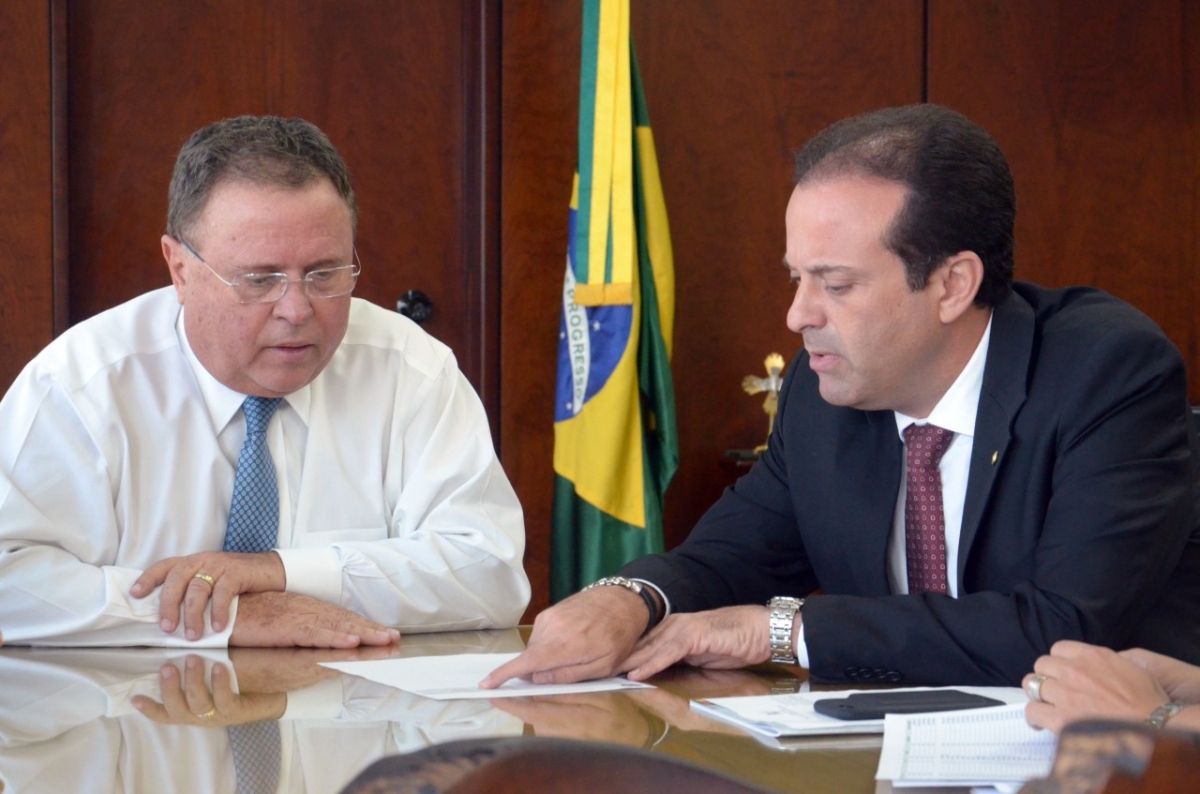 André Moura em audiência com o Ministro da Agricultura, Blairo Maggi (Foto: Assessoria André Moura)