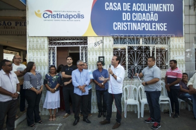 Casa do Acolhimento de Cristinápolis é inaugurada com recursos liberados pelo líder - Foto: Márcio Dantas