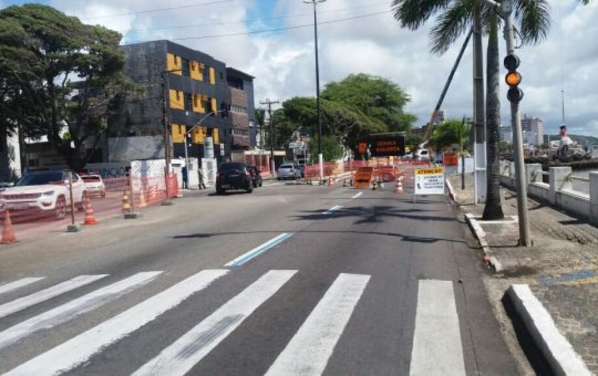 SMTT/Aracaju informa novo bloqueio parcial da avenida Ivo do Prado a partir do dia 10 (Foto: SMTT/Aracaju)