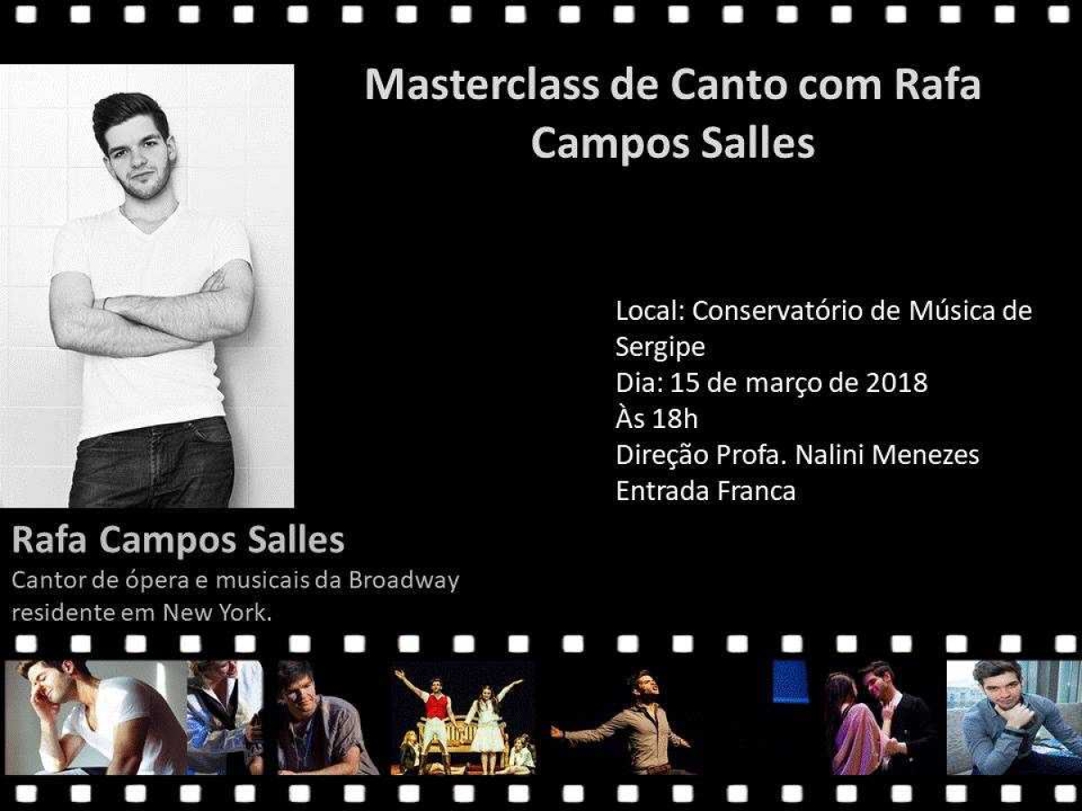 Conservatório de Música de Sergipe promove Masterclass de Canto com profissional da Broadway (Foto: Divulgação/Unidade Escolar)