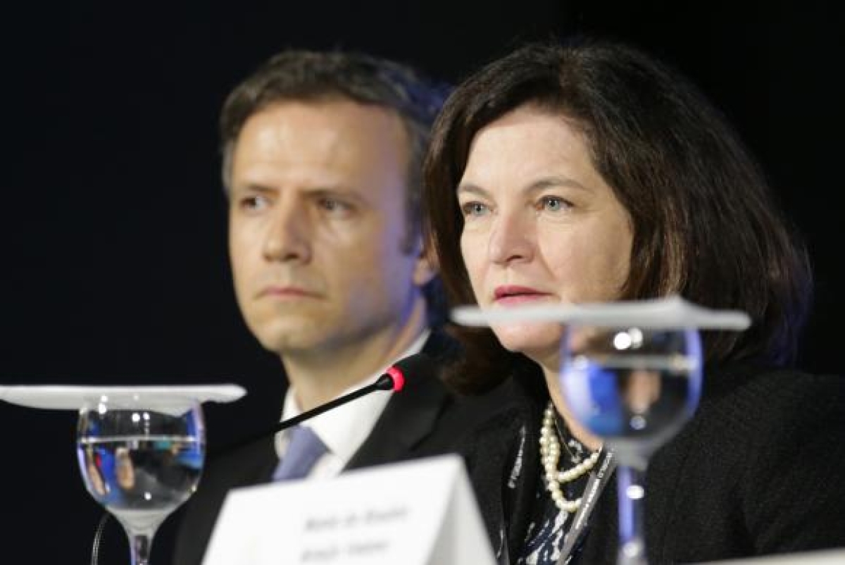 A procuradora-geral da República, Raquel Dodge, participa do abertura do Encontro de Juízes e Procuradores do 8º Fórum Mundial da Água (Foto: Antonio Cruz/Agência Brasil)