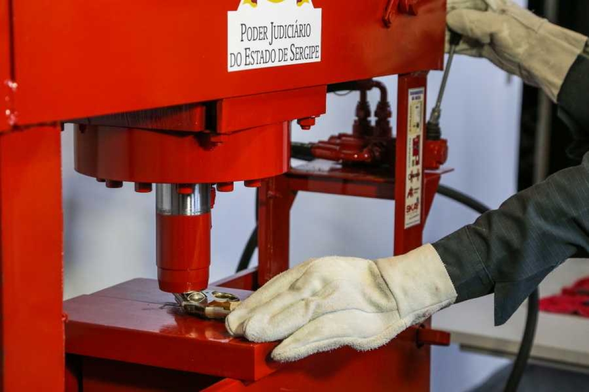 TJ/Sergipe é o primeiro Tribunal do país a pré-destruir armas (Foto: TJ/SE)