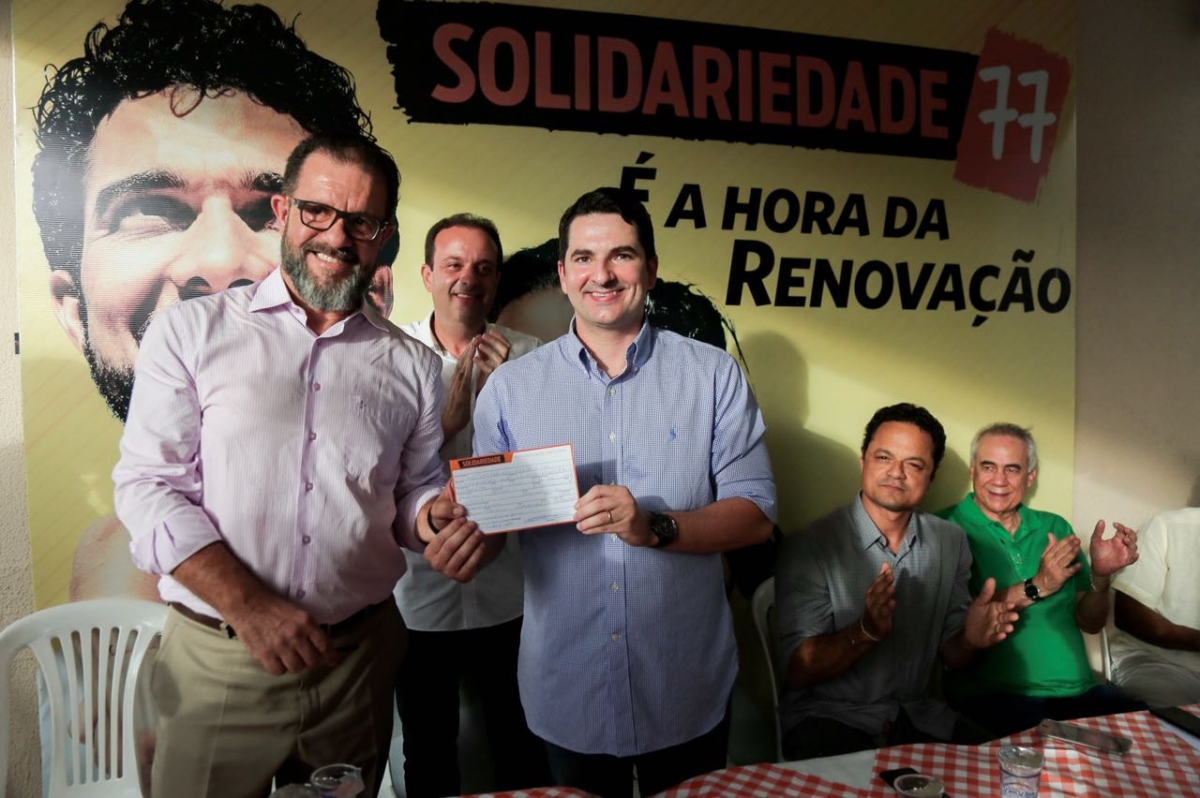 Gustinho Ribeiro se filia ao Solidariedade e inicia nova caminhada em seu projeto para 2018 (Foto: Assessoria Gustinho Ribeiro)
