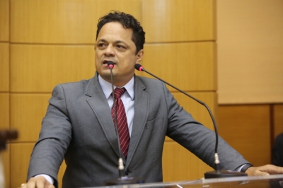 Deputado estadual Capitão Samuel Barreto (Foto: César de Oliveira/ Agência Alese)