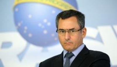 O ministro da Fazenda, Eduardo Guardia, falou à imprensa após reunião do presidente Michel Temer com a nova equipe ministerial, no Palácio do Planalto (Foto: Antonio Cruz/Agência Brasil)