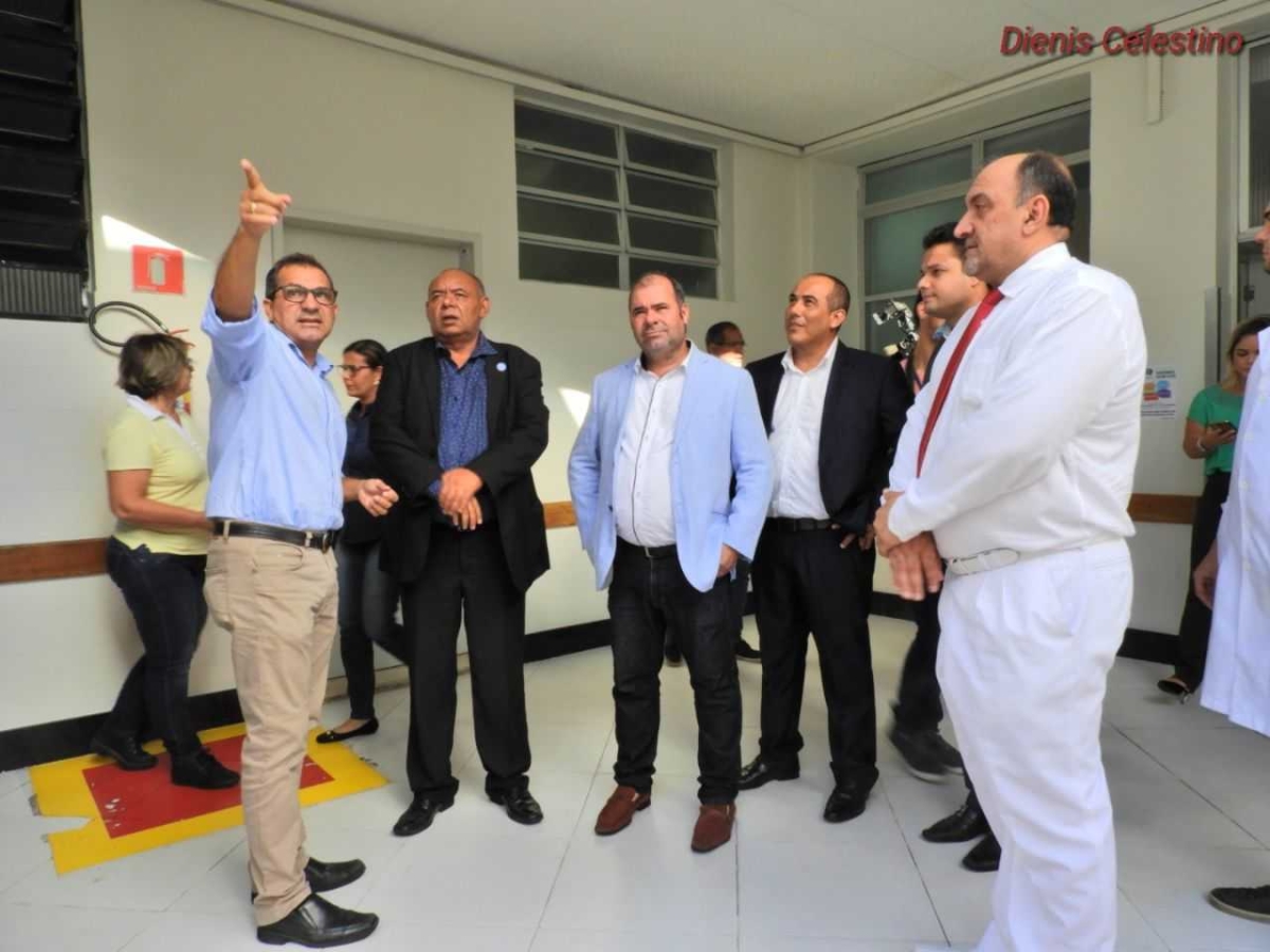 Membros da CPI da Saúde visitam Hospital Santa Isabel e impetram mandado de segurança contra o Hospital de Cirurgia (Foto: Assessoria Isac Silveira)