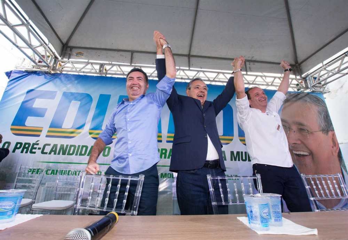 "�? preciso coragem para mudar", afirmou Eduardo Amorim em coletiva à imprensa (Foto: Assessoria Eduardo Amorim)